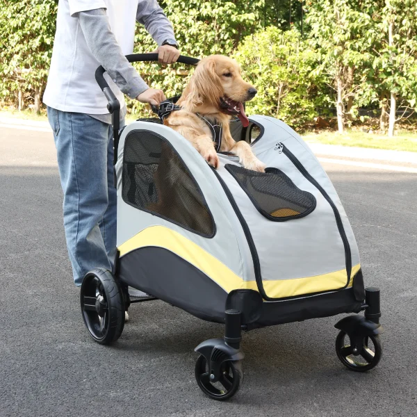 Foldable, Portable, Pet Travel Stroller.