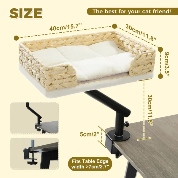 Adjustable rotatable 360° Bed Stand.