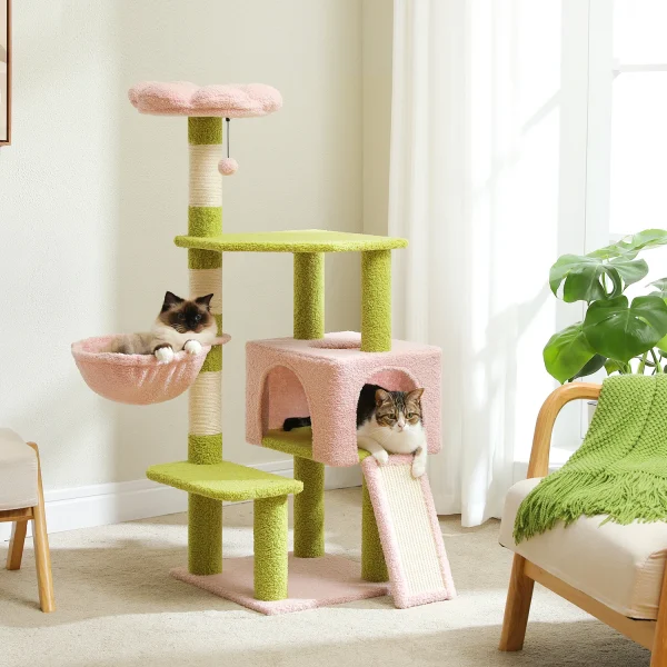 Flower Tree Multi-Level Cat Tower