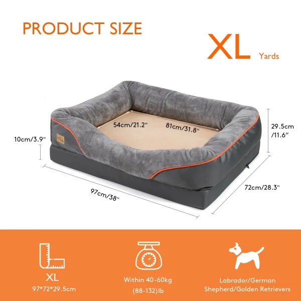 Extra Large Orthopedic  Dog Bed.
