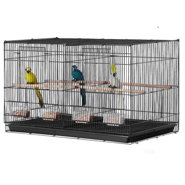 Stackable Divided Flight Bird Cage.