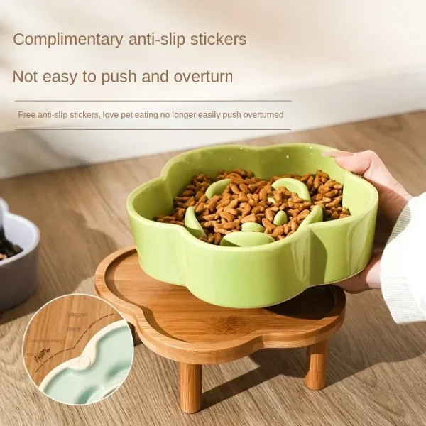 Anti-choking Ceramic Food Bowl